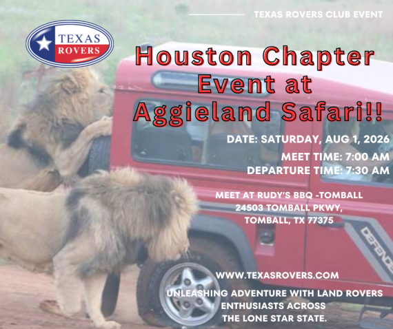 Houston Chapter Event - Aggieland Safari