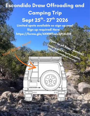 Escondido Draw Offroad and Camping Trip