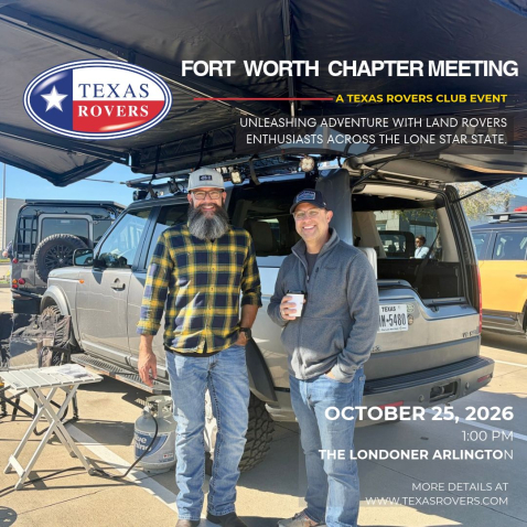 Fort Worth Chapter October Monthly Meeting