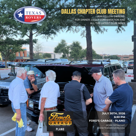 Dallas Chapter’s July meeting